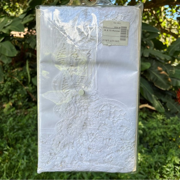 Vintage Battenburg Lace Lace Dresser Table Runner Coffee Table Elizabeth Gray - Picture 7 of 15